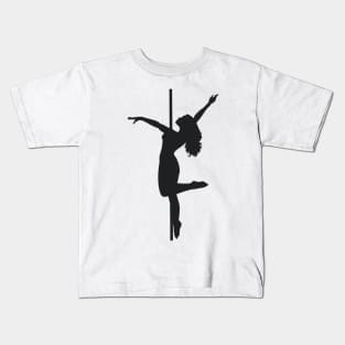 Pole Dancer Kids T-Shirt